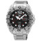 精工（SEIKO）手表 精工5号原装进口自动机械表商务休闲水鬼运动户外夜光双历功能计时男表黑盘钢带 SRPB33J1 SRPB33J1