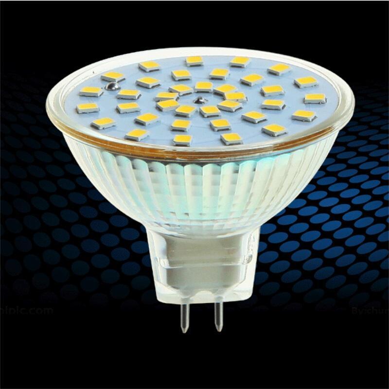 led灯杯插脚灯泡5w3w24v机床灯12v射灯mr16led灯杯MR1612V面径5cm_9_5 MR16220V普通带罩直径5CM