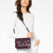 MICHAEL KORS 迈克·科尔斯MK Sloan Editor杨幂同款女士五角星皮质单肩斜挎包30F7GS9L3Y 西洋李紫／黑色