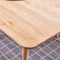A家家具 餐桌 餐桌椅组合 北欧餐桌 原木色实木餐桌餐桌椅组合胡桃木色一桌四椅饭桌白蜡木日式简约餐厅家具 原木色-一桌四椅