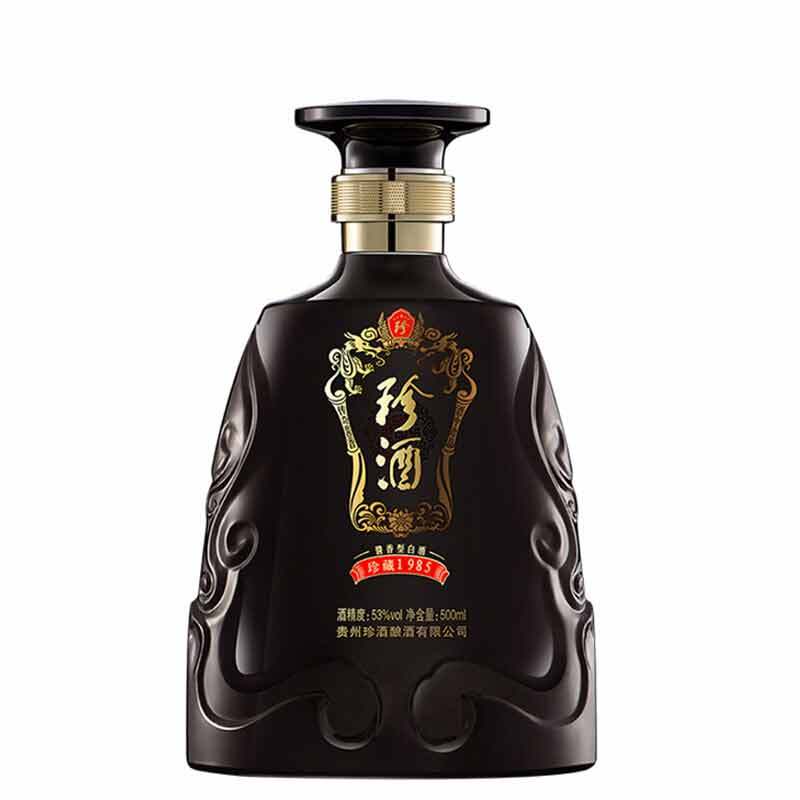 【珍酒系列】贵州珍酒 珍藏1985 53度 500ml 盒装 酱香型白酒图片