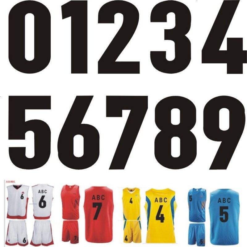 篮球服数字印号纸/球衣印号纸/热转印号码纸水印_366 默认颜色 默认