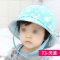 婴儿渔夫帽春季秋季0-3岁儿童遮阳帽夏季薄款男童女童太阳帽棉质宝宝盆帽可爱卡通清新帽子 1-3岁 073天蓝色