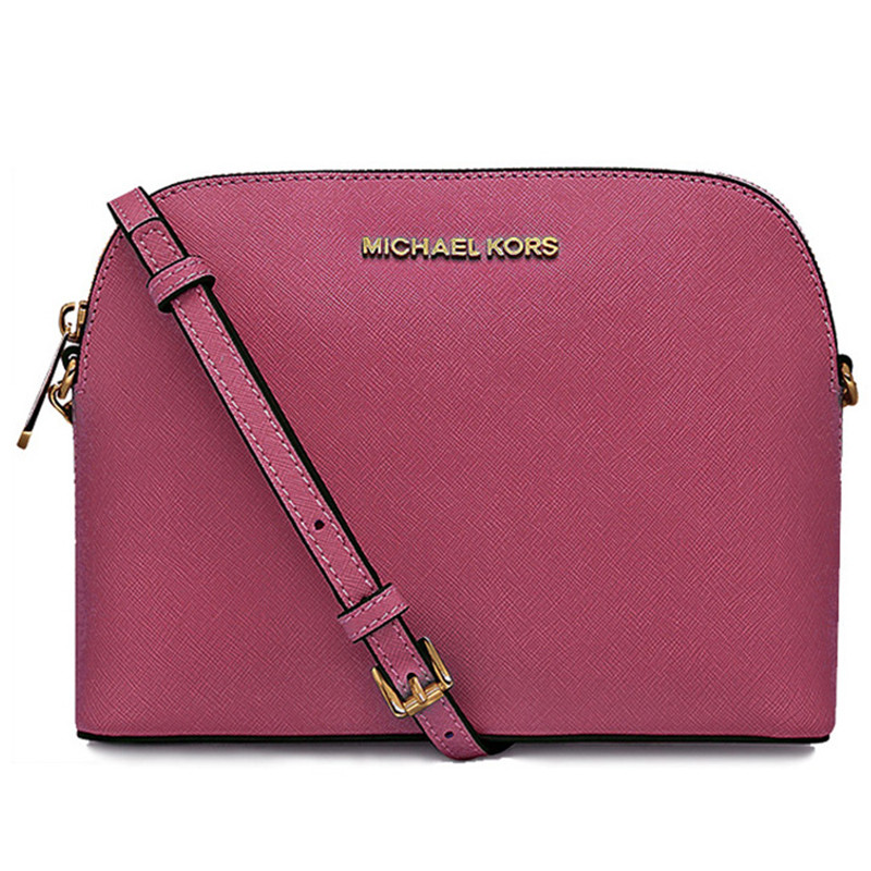 MICHAEL KORS 迈克·科尔斯女款皮质链条斜挎贝壳单肩包 32H4GCPC7L 郁金香