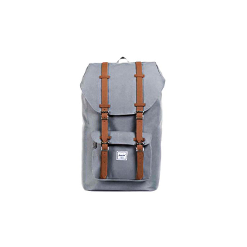 【直营 刘昊然同款】赫歇尔(Herschel) Little American系列帆布运动休闲包男女通用双肩包 深灰色纹理
