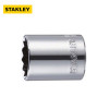 史丹利（Stanley）12.5MM系列公制6角标准套筒25mm 86-525-1-22