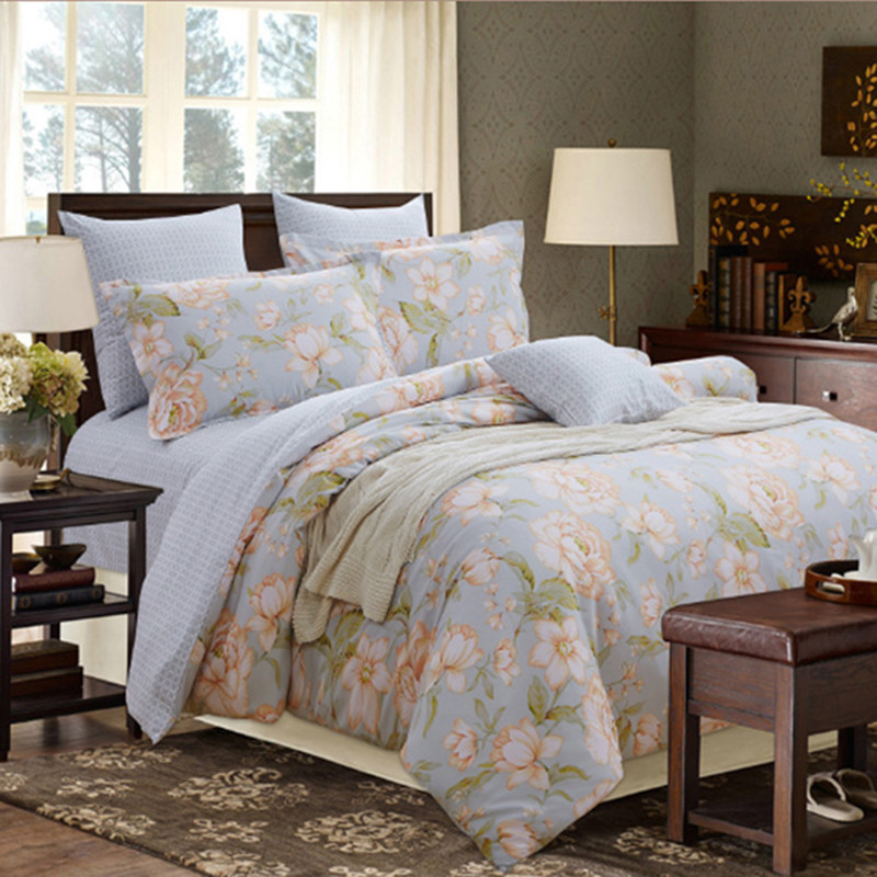 乔德家纺jdyh014柔丝绒四件套花影高清实拍图