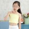 女童文胸抹胸裹胸中大童内衣胸衣儿童吊带小女孩发育期小学生背心简约家居中大童背心 160 黄色