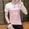 2018夏季男士拼色短袖T恤青少年潮流男装_1 M 浅蓝