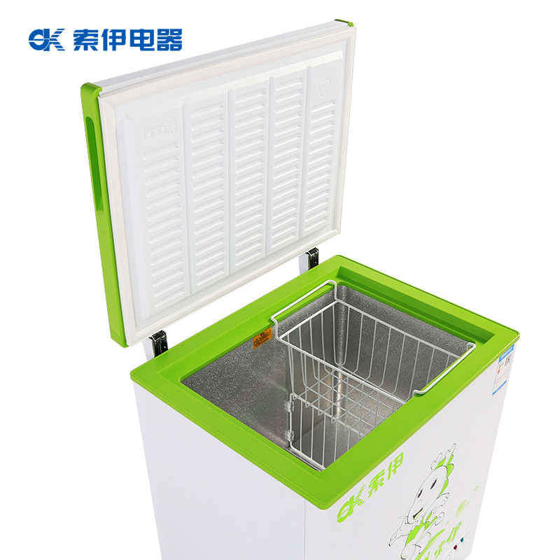 soyea/索伊 bc/bd-126家用铜管迷你冷柜小型冷冻柜单温微霜小冰柜