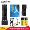Supfire26650神火led强光手电筒可充电超亮多功能户外远射_1 F11-T（10W变焦）标配+单电池+车夹