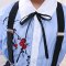 六一儿童背带裤演出服装女合唱服小学生校服套装幼儿朗诵表演服男可爱小清新萌趣婴童表演服 110cm 蓝色公主裙
