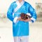 儿童书童演出服服装汉服古装幼儿园三字经弟子规孔子表演服装简约创意萌趣儿童表演服 140cm 蓝色裤装