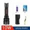 supfire神火T6强光手电筒远射家用充电美国进口LED防简身正品_7 手电+2电+座充+伞绳
