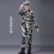 儿童迷彩服套装幼儿中小学生军训服野外拓展演出服男女童军装长袖短袖长裤两件套婴童套装 140cm 海洋短袖