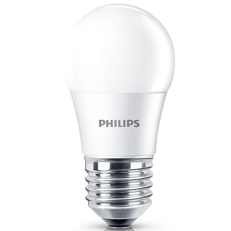 飞利浦(PHILIPS)Led灯泡e27螺口家用球泡节能灯LED单灯球泡 双色温多功率可选 白色 经济标准5W白光