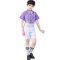六一学生合唱服幼儿园小朋友表演服装儿童小男孩演出服男童舞蹈服通用套装简约婴童套装 130cm 男紫色亮片背带裤