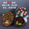 特大号口径多肉花盆个性创意拼盆大号粗陶瓷肉肉盆器批_1 红色拼盆绿3（超大）