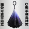 反向伞双层晴雨伞免持式可站立创意汽车折叠反骨男女定制免费印字_14 乳白色125CM反向伞酒红