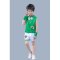 六一儿童演出服男童女童舞蹈服爵士幼儿园表演服小学生亮片蓬蓬裙通用套装简约婴童套装 140cm 女款湖蓝色