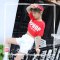 六一儿童爵士舞演出服女童啦啦队幼儿园表演服街舞套装现代舞通用小朋友简约套装婴童套装 150码（适合身高145厘米） 白色裤子