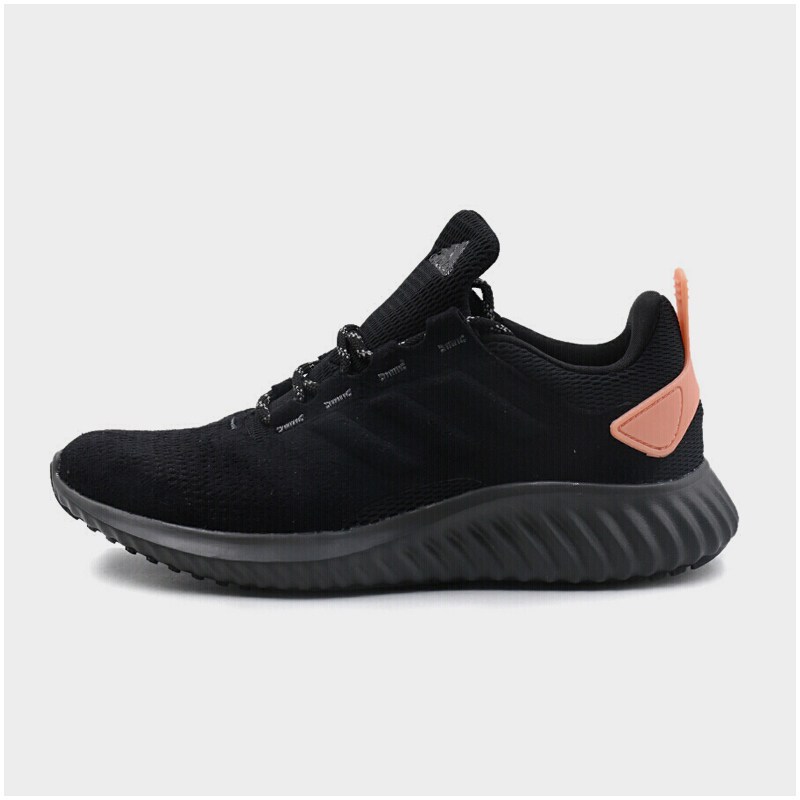 adidas阿迪达斯运动女鞋夏季alphabounceCR小椰子震跑步鞋CG4672 1号黑色/牛奶珊瑚粉 38