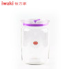 [百年品牌,精致生活,高端耐热玻璃保鲜盒]TAMCR-4V1C怡万家iwaki耐热玻璃超清透密封罐马卡龙4件套薰衣草紫