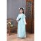 儿童三字经弟子规国学书童演出服男女童古装汉服古代舞台表演服装春秋夏季女孩子古装裙子 170cm 浅绿女款