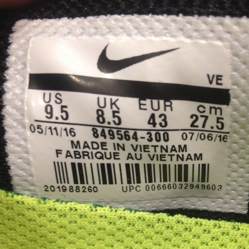 耐克Nike男鞋跑步鞋-849564-300 绿色 40