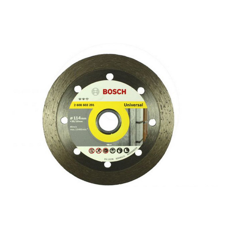 博世（Bosch） 云石片 通用标准灰片 114mm 连续齿