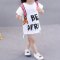 女童洋气裙子夏装女宝宝短袖连衣裙婴幼儿裙1-2-3岁简约小清新女孩子夏季薄款连衣裙 100cm 书包-X款短袖印花书包裙