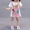 女童洋气裙子夏装女宝宝短袖连衣裙婴幼儿裙1-2-3岁简约小清新女孩子夏季薄款连衣裙 100cm 书包-X款短袖印花书包裙
