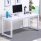 质凡电脑桌台式家用书桌办公桌 120*60*75cm 白色白架子