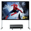 经科JK快速折叠幕350寸16:10正背双投软幕投影机投影仪幕布配铝箱