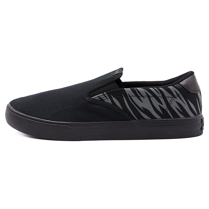 阿迪达斯男鞋2018夏季新款耐磨防滑一脚蹬低帮休闲帆布板鞋-DB1772 1号黑色/五度灰 45