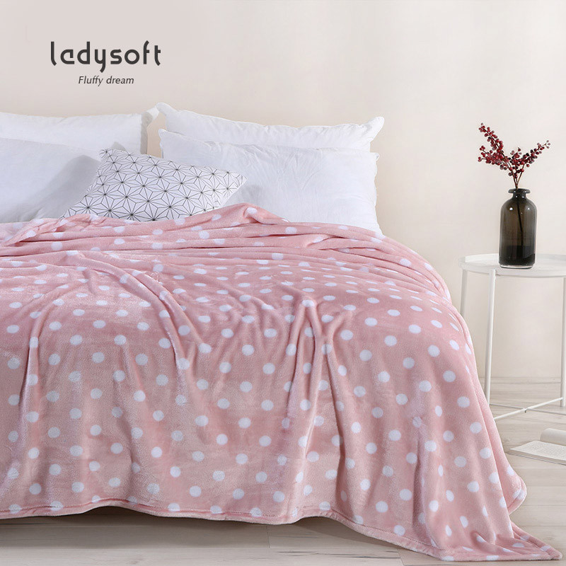 ladysoft御棉堂 法兰绒纯色毛毯150*200/180*200cm双人盖毯午睡毯空调毯春夏盖毯床上用品