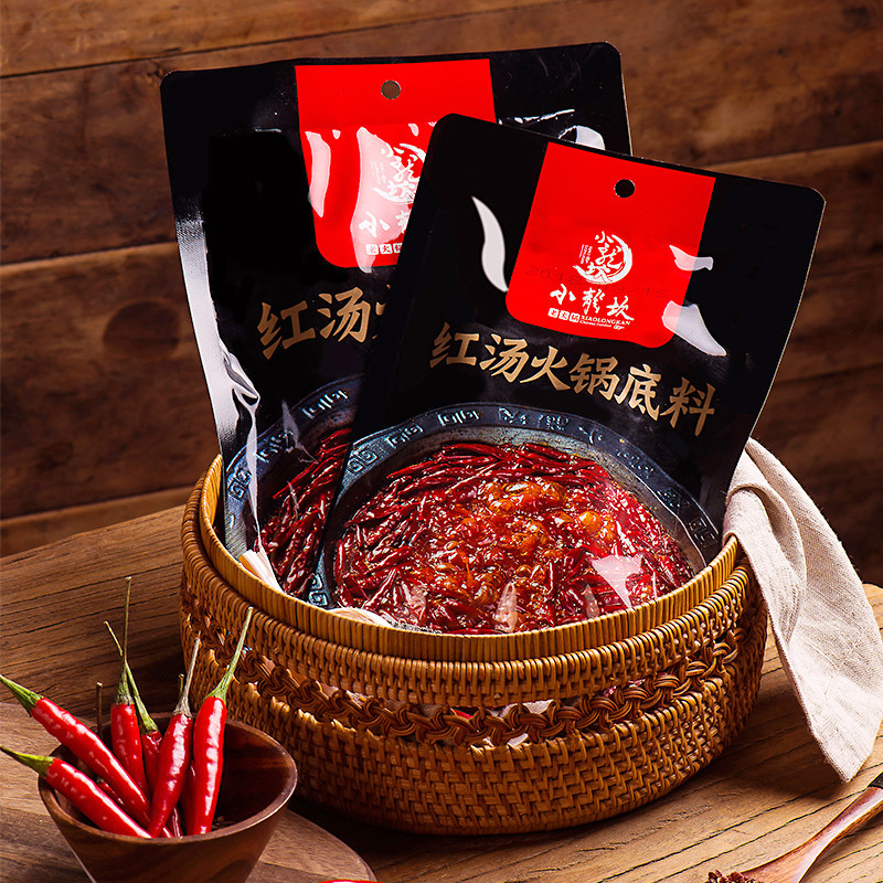 小龍坎紅湯火鍋底料150g 重慶麻辣火鍋底料四川特產麻辣香鍋調料