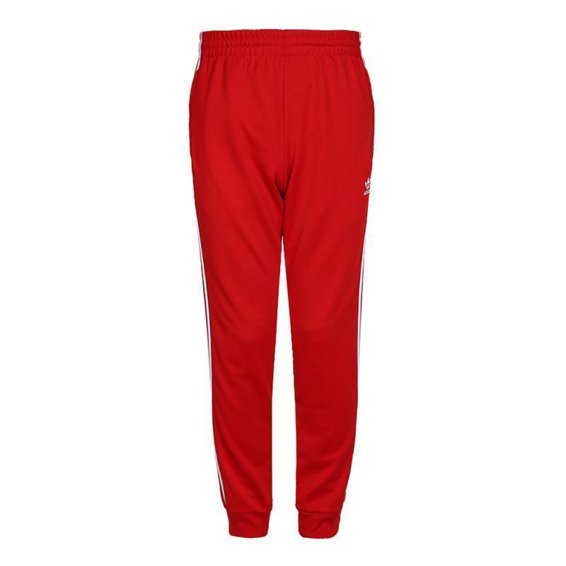 adidasOriginals阿迪三叶草2018男子SSTTP针织长裤_1 XXL 红色
