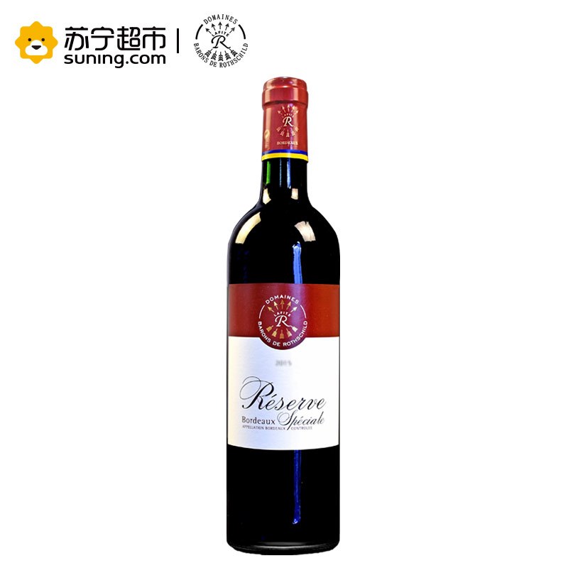 法国进口红酒 拉菲LAFITE 梅洛混酿 珍藏波尔多干红葡萄酒750ml 名庄单支装