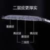 都利路二层牛皮自动扣皮带男士真皮腰带休闲商务牛皮腰带 男 110cm R382铬-黑