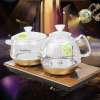 金灶（KAMJOVE）涌泉式全智能电热水壶玻璃电茶壶茶艺炉底部上水电茶炉茶具泡茶机H9(3