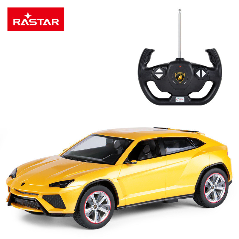 星辉（Rastar）1:14兰博基尼SUV遥控车USB充电儿童玩具遥控汽车73060黄色