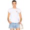 Comme des Garcons PLAY 川久保玲 夏季短款女士小金心短袖T恤 女 男 通用az-t-215-051 白色 XS