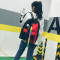 书包女韩版原宿ulzzang高中学生校园少女心可爱萌双肩包软妹背包_5 黑红