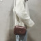 小包包女新款韩国文艺复古小方包chic百搭斜挎包简约单肩包潮_1 卡其色