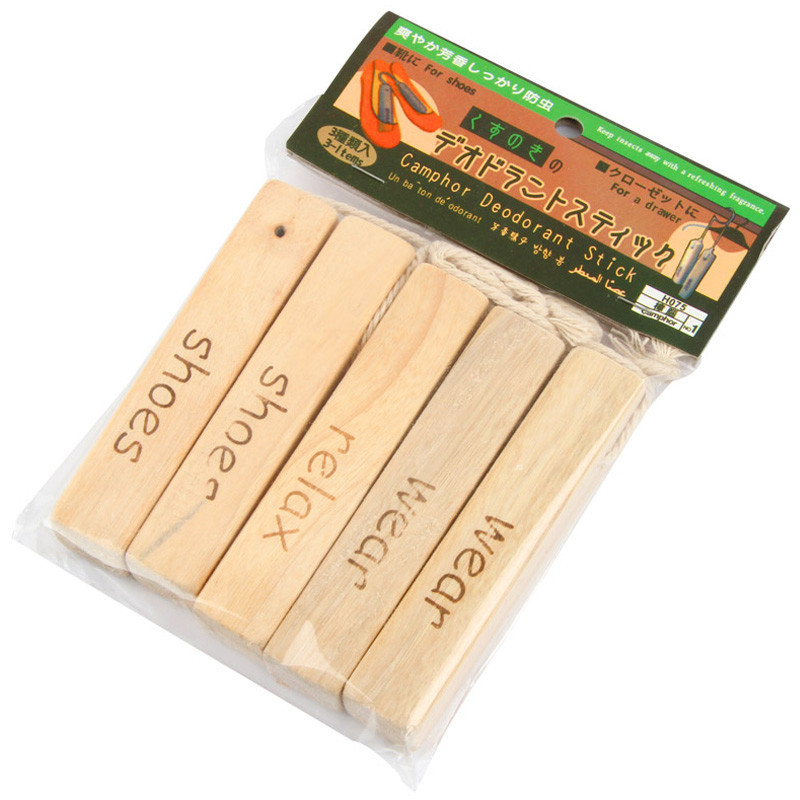 衣橱防蛀防虫樟脑木樟脑球 衣柜防霉防潮除味驱虫香樟木条1高清实拍图