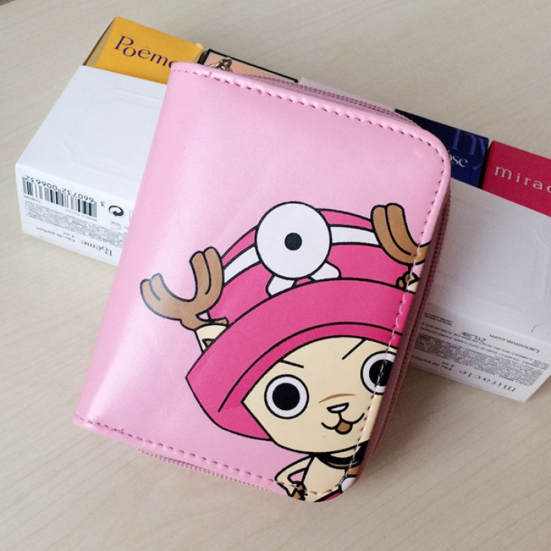 儿童钱包短款拉链可爱男女孩卡通学生动漫米奇hellokitty钱包_4 粉色乔巴