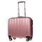 袋鼠万向轮拉杆箱PC登机箱14寸寸旅行箱男女行李箱玫瑰金防刮 18寸 紫色