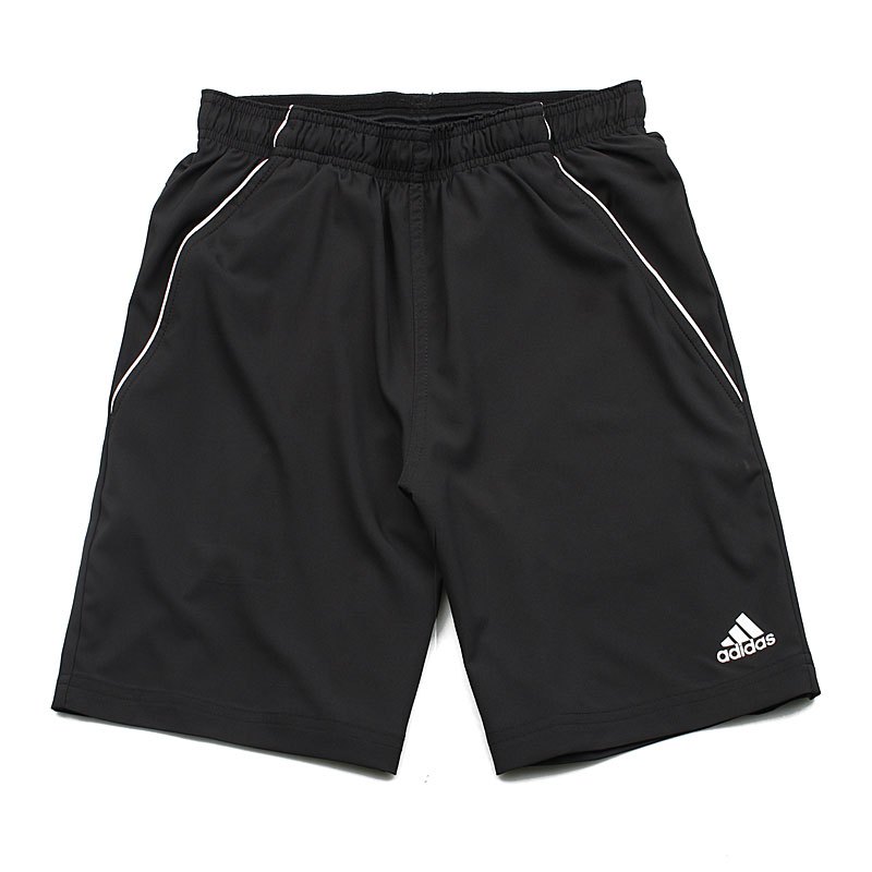 adidas阿迪达斯男子运动短裤2018新款透气休闲运动服O04785 S O04785黑+白