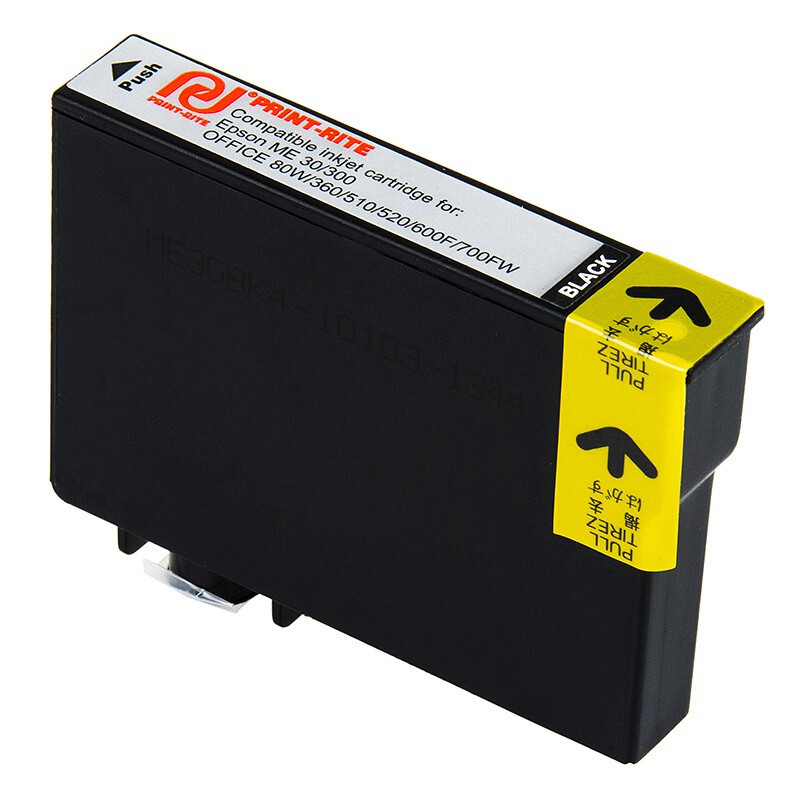 天威（PrintRite）T1091黑色 适用爱普生EPSON ME30 ME300打印机墨盒 10盒装 黑色